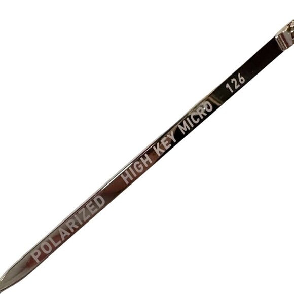 Quay HIGH KEY MICRO Sunglasses Womens Gold Frame Purple Gradient Lens Aviator - Picture 13 of 14